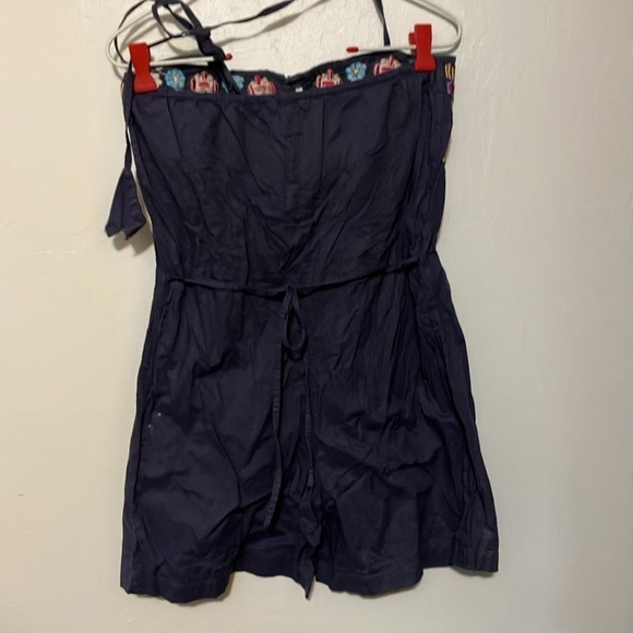 Kas New York  embroiders shorty romper S/M - Picture 4 of 7
